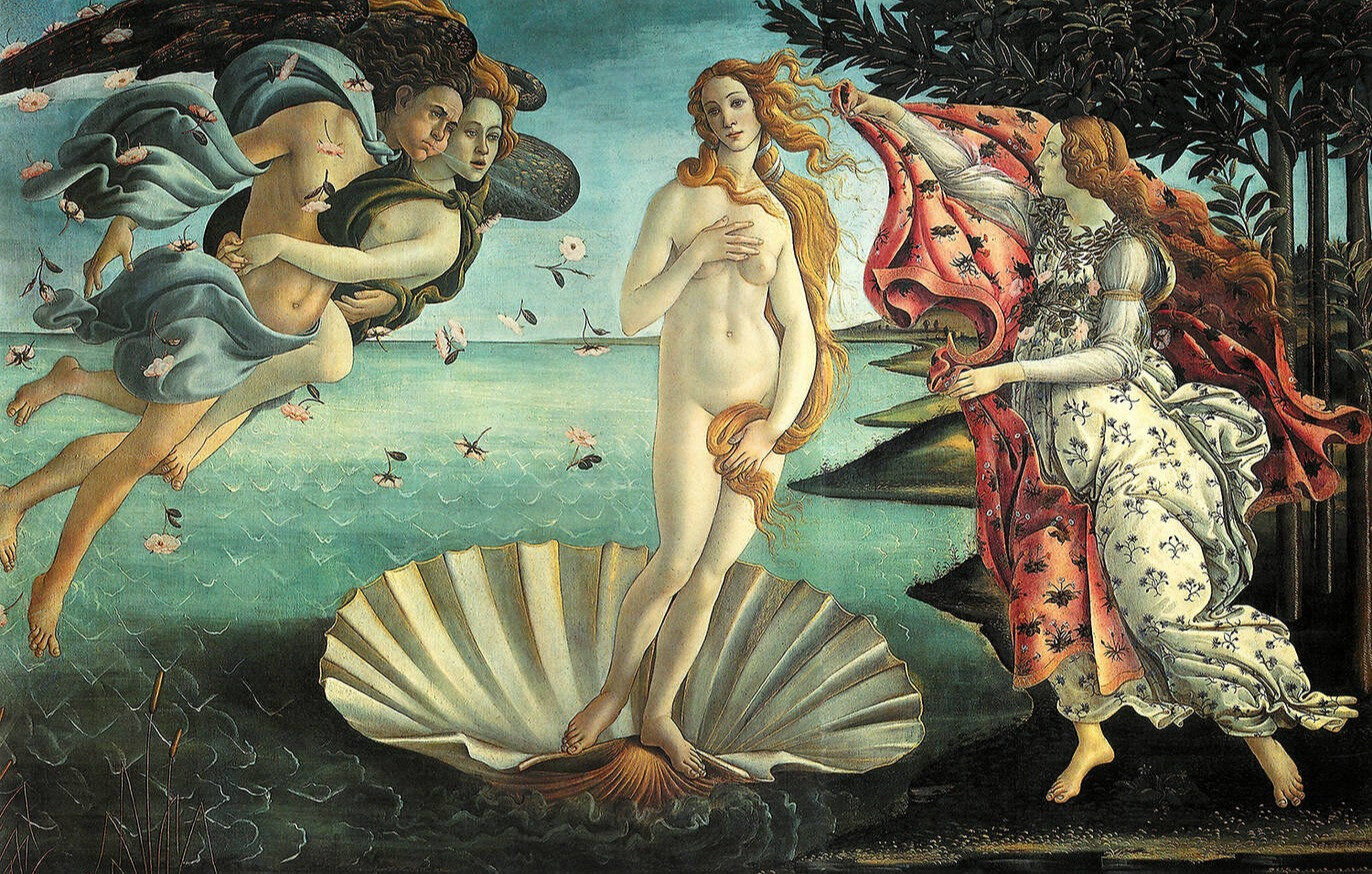 Sandro Botticelli, The Birth of Venus, 1484–1486