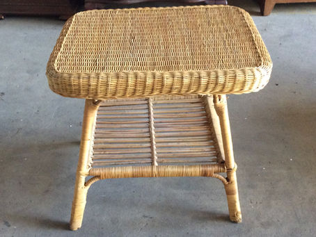 Prices Reduced on Wicker and Rattan Pieces