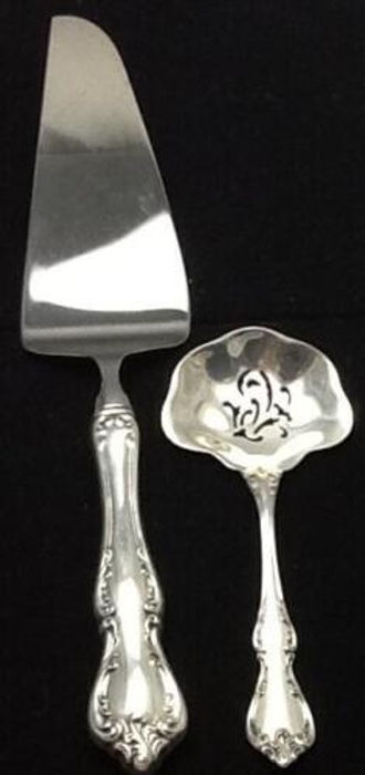 Sterling Silver Pie Server and Spoon