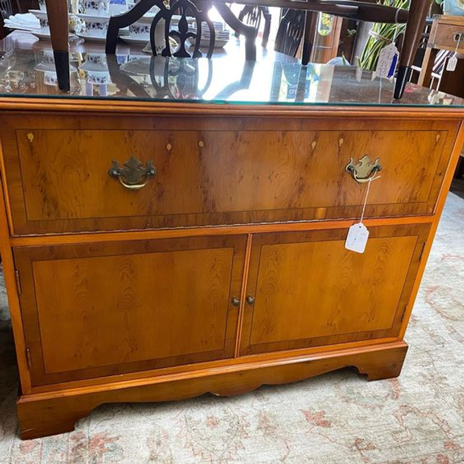 Vintage wood buffet chest