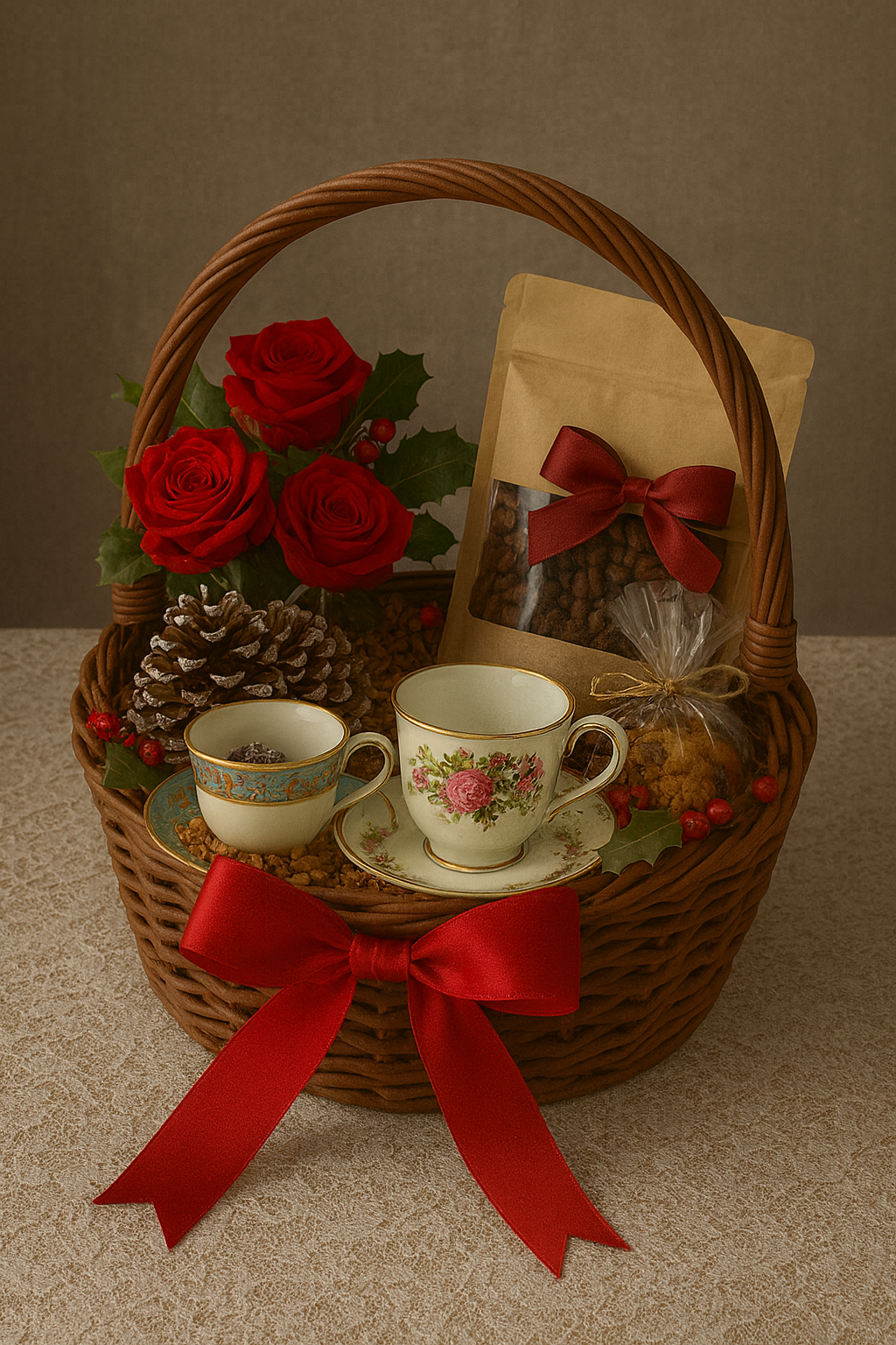 Christmas gift basket