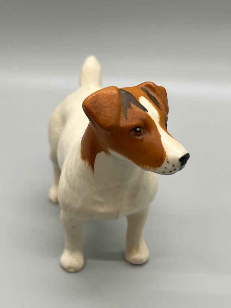 Jack Russel Terrier porcelain dog figurine
