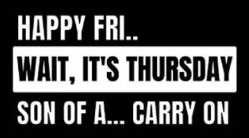 Happy Friday sign.