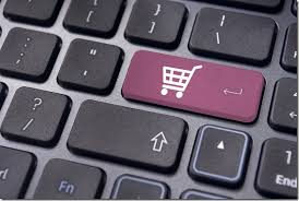 Computer keyboard with shopping cart key