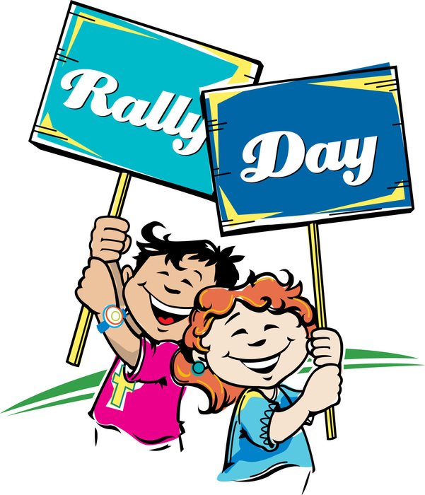 Rally Day cartoon clipart
