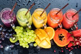 Smoothies in mason jars