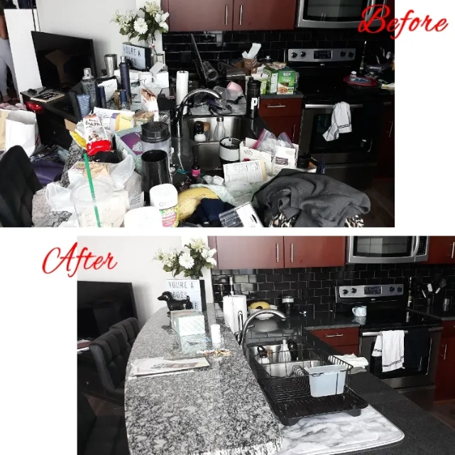 Before and After photo