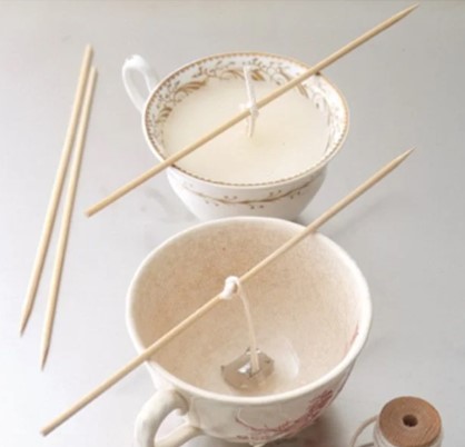 Tea cup candles